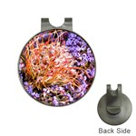  Purple Baby s Breath and Dried Orange Protea  by Ruth Edward Anderson - Golf Ball Marker Hat Clip