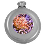  Purple Baby s Breath and Dried Orange Protea  by Ruth Edward Anderson - Hip Flask (5 oz)