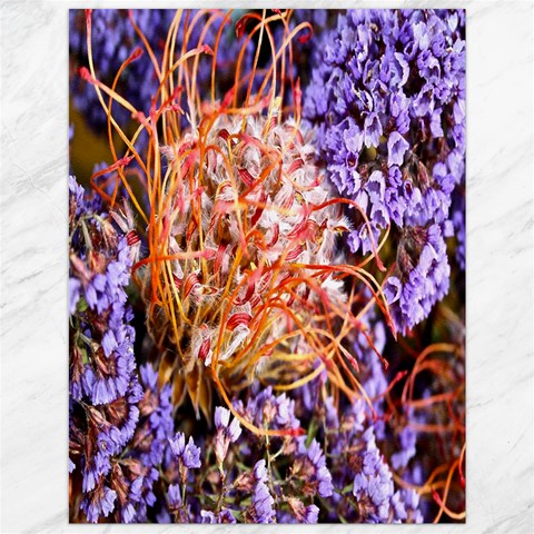  Purple Baby s Breath and Dried Orange Protea  by Ruth Edward Anderson 11.86 x15.41  Canvas - 1