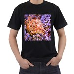  Purple Baby s Breath and Dried Orange Protea  by Ruth Edward Anderson - Black T-Shirt
