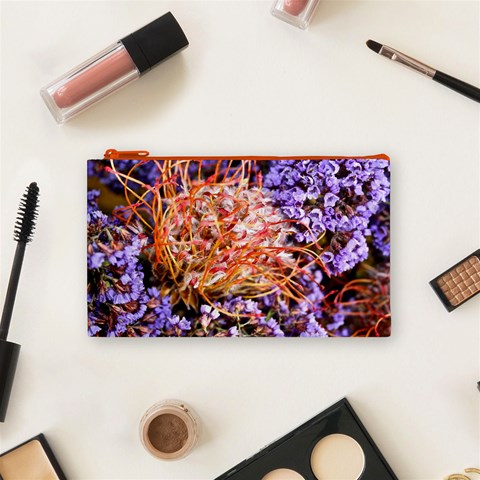  Purple Baby s Breath and Dried Orange Protea  by Ruth Edward Anderson Front