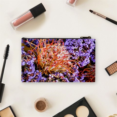  Purple Baby s Breath and Dried Orange Protea  by Ruth Edward Anderson Back