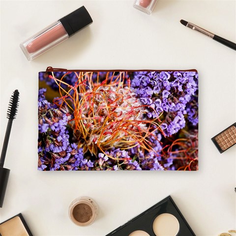  Purple Baby s Breath and Dried Orange Protea  by Ruth Edward Anderson Front