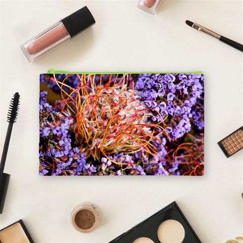  Purple Baby s Breath and Dried Orange Protea  by Ruth Edward Anderson Front