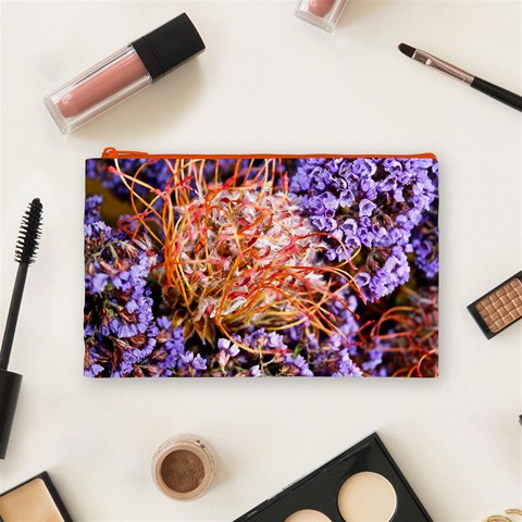  Purple Baby s Breath and Dried Orange Protea  by Ruth Edward Anderson Front