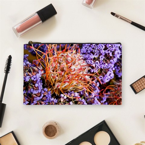  Purple Baby s Breath and Dried Orange Protea  by Ruth Edward Anderson Front