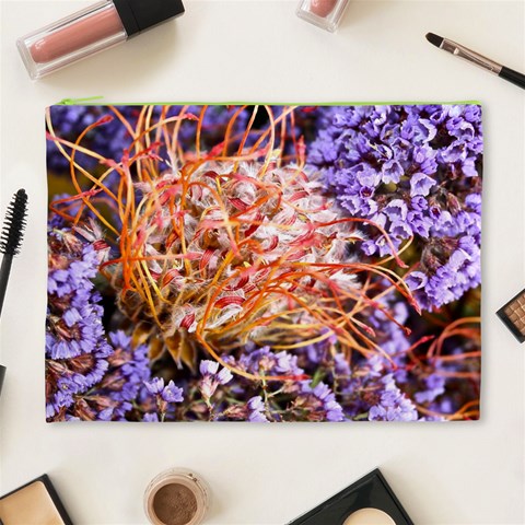  Purple Baby s Breath and Dried Orange Protea  by Ruth Edward Anderson Front