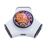  Purple Baby s Breath and Dried Orange Protea  by Ruth Edward Anderson - 3-Port USB Hub