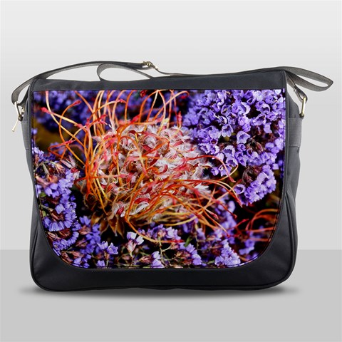  Purple Baby s Breath and Dried Orange Protea  by Ruth Edward Anderson Front
