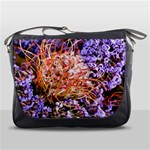  Purple Baby s Breath and Dried Orange Protea  by Ruth Edward Anderson - Messenger Bag