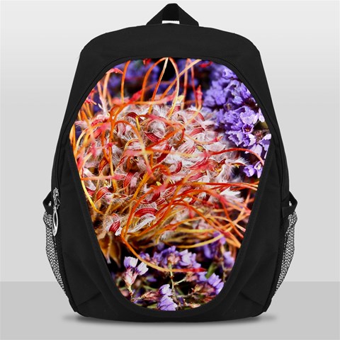 Purple Baby s Breath and Dried Orange Protea  by Ruth Edward Anderson Front