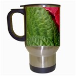 Pink Geranium - Ruth E Anderson -  Travel Mug (White)