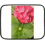 Pink Geranium - Ruth E Anderson -  Mini Fleece Blanket(Two Sides)