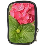 Pink Geranium - Ruth E Anderson -  Compact Camera Leather Case
