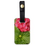 Pink Geranium - Ruth E Anderson -  Luggage Tag (one side)