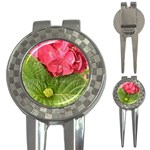 Pink Geranium - Ruth E Anderson -  3-in-1 Golf Divot