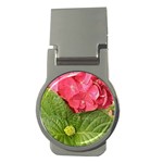 Pink Geranium - Ruth E Anderson -  Money Clip (Round)