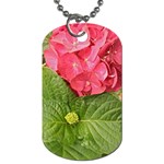 Pink Geranium - Ruth E Anderson -  Dog Tag (One Side)