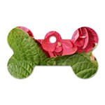 Pink Geranium - Ruth E Anderson -  Dog Tag Bone (One Side)
