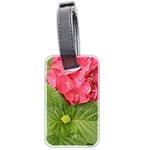 Pink Geranium - Ruth E Anderson -  Luggage Tag (two sides)