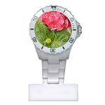 Pink Geranium - Ruth E Anderson -  Nurses Watch
