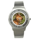 Use Your Dog Photo Airedale Terrier Stainless Steel Watch