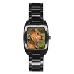 Use Your Dog Photo Airedale Terrier Men s Stainless Steel Barrel Analog Watch