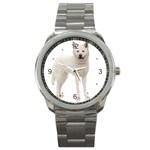 Use Your Dog Photo Akita Sport Metal Watch