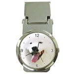 Use Your Photo American Eskimo Dog Money Clip Watch