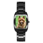 Use Your Dog Photo Australian Terrier Men s Stainless Steel Barrel Analog Watch