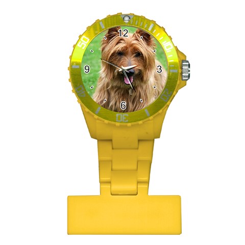 Use Your Dog Photo Australian Terrier Nurses Watch from ArtsNow.com Front