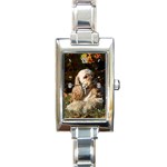 Use Your Dog Photo Cocker Spaniel Rectangular Italian Charm Watch