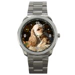 Use Your Dog Photo Cocker Spaniel Sport Metal Watch