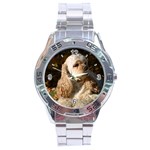 Use Your Dog Photo Cocker Spaniel Stainless Steel Analogue Men’s Watch