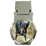 Use Your Dog Photo Doberman Money Clip Watch