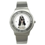 Use Your Dog Photo English Cocker Spaniel Stainless Steel Watch