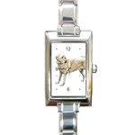 Use Your Dog Photo Labrador Rectangular Italian Charm Watch