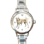 Use Your Dog Photo Labrador Round Italian Charm Watch