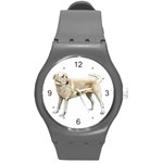 Use Your Dog Photo Labrador Round Plastic Sport Watch Medium