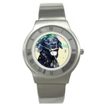 Use Your Dog Photo Labrador Stainless Steel Watch