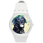 Use Your Dog Photo Labrador Round Plastic Sport Watch Medium