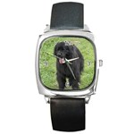 Use Your Dog Photo Newfoundland Square Metal Watch