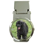 Use Your Dog Photo Newfoundland Money Clip Watch