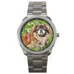 Use Your Dog Photo Pekingese Sport Metal Watch