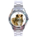 Use Your Dog Photo Sheltie Stainless Steel Analogue Men’s Watch