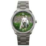 Use Your Dog Photo Westie Sport Metal Watch