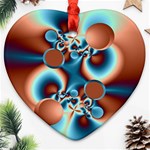 fractal14coaster Ornament (Heart)