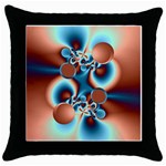 fractal14coaster Throw Pillow Case (Black)