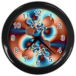 fractal14coaster Wall Clock (Black)