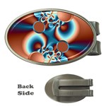 fractal14coaster Money Clip (Oval)
